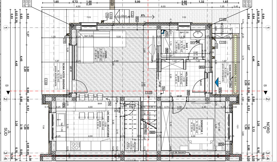 Casa tip duplex 5 camere 120mp utili Chinteni teren 450mp 