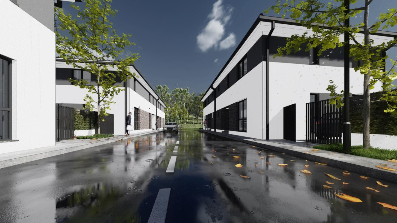 Duplex de vanzare, ansamblu privat, Tauti 