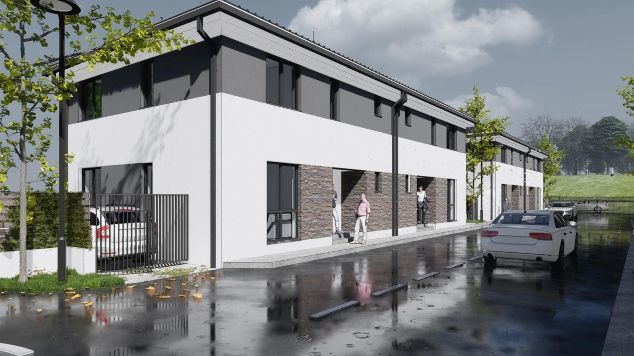 Duplex de vanzare, ansamblu privat, Tauti 