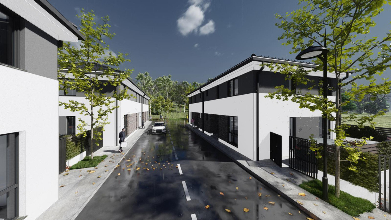 Duplex de vanzare, ansamblu privat, Tauti 