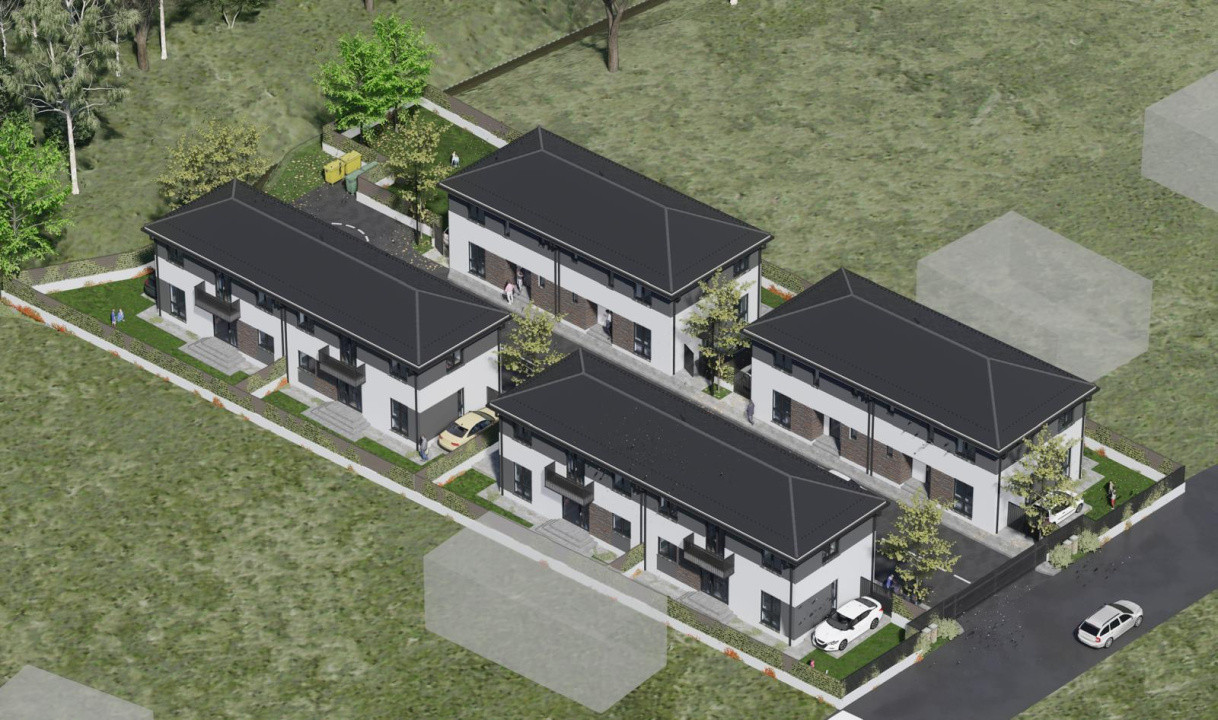 Duplex de vanzare, ansamblu privat, Tauti 