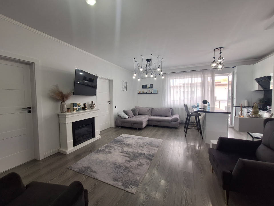 Apartament cu 3 camere, 58 mp, terasa, zona Ametyst