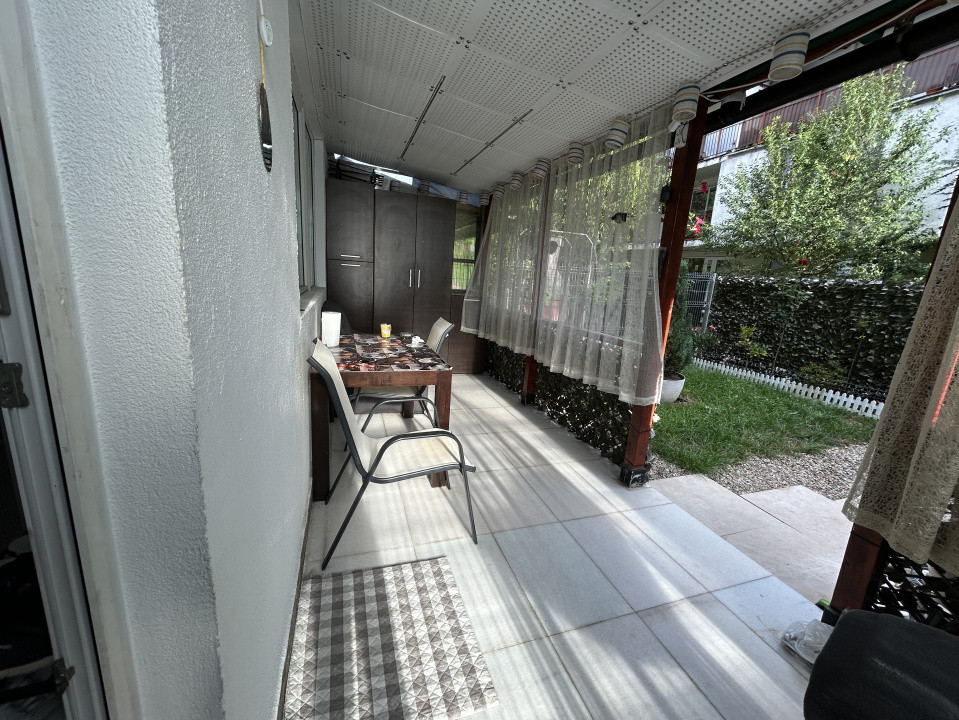 Apartament 2 camere, semidecomandat, mobilat/utilat cu grădină, zona Eroilor 