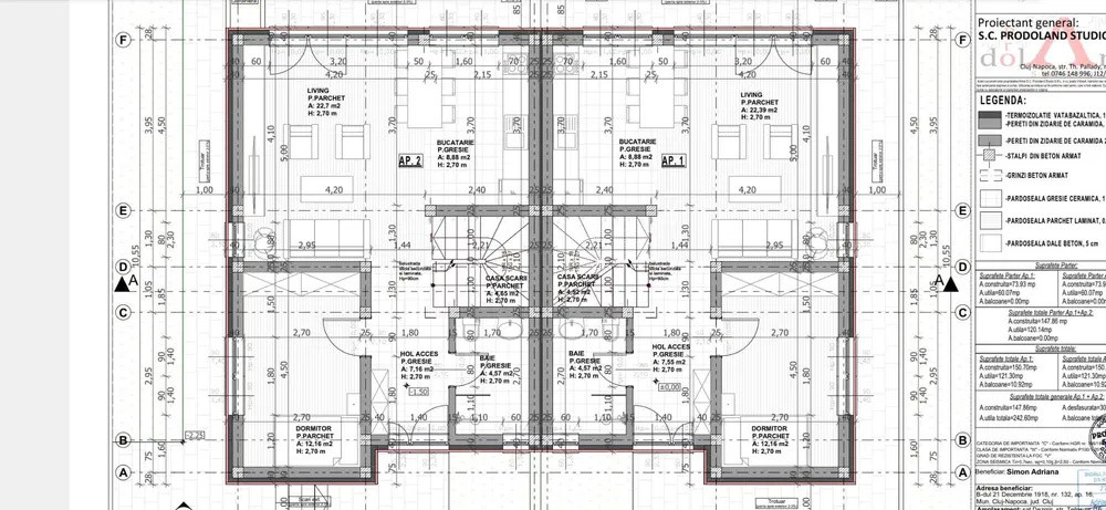 Teren autorizat, 4 unitati locative, Dezmir