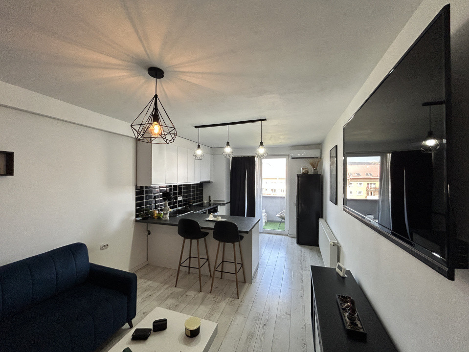 Apartament modern cu 2 camere la cheie 42mp Porii