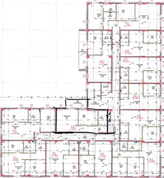 Apartament 44,60mp, tip studio in cartierul Europa