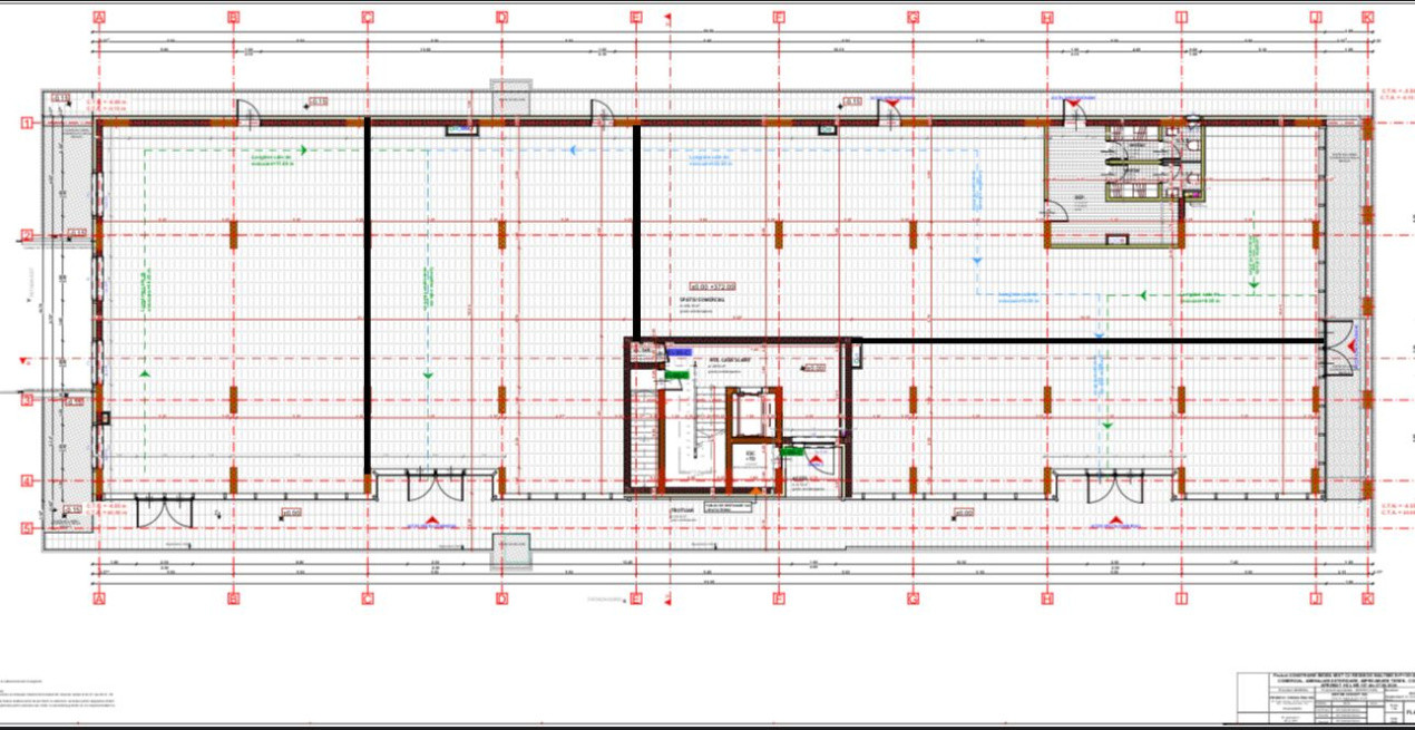 Spatiu comercial de vanzare , 680 mp utili , Floresti 
