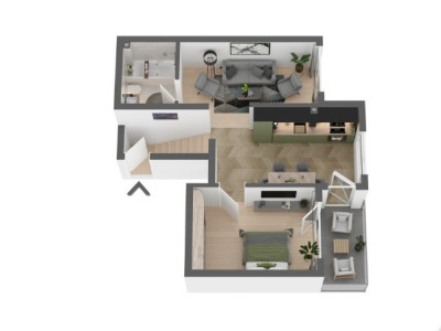 Apartament 2 camere, TVA inclus