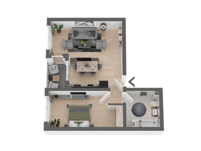 Apartament 2 camere, TVA inclus
