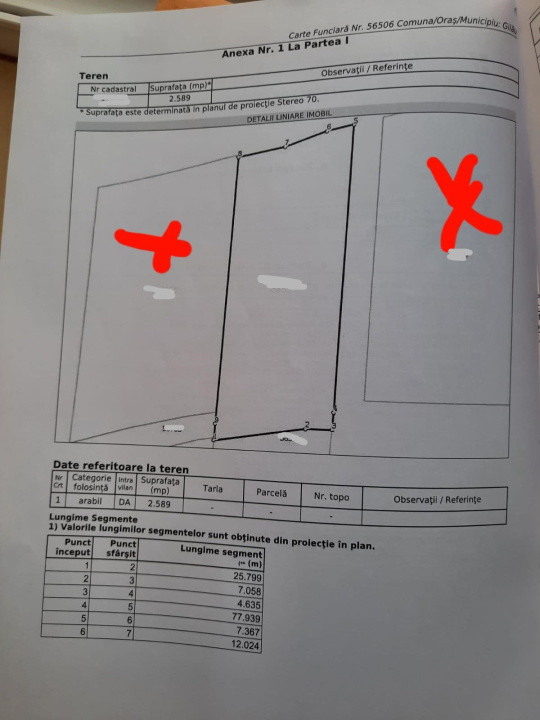 Teren 2589mp si 33ml front pentru hala intravilan Gilau zona Mobexpert