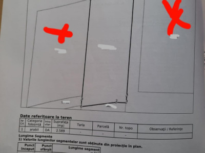 Teren 2589mp si 33ml front pentru hala intravilan Gilau zona Mobexpert