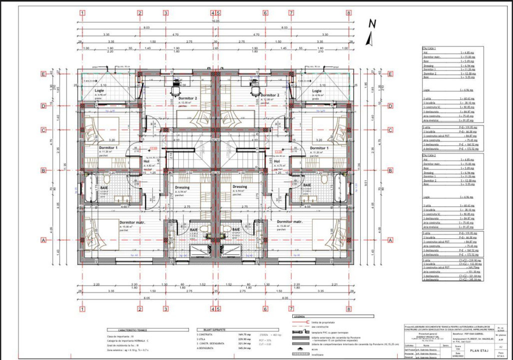 Duplex autorizat 500 mp zona Vivo 