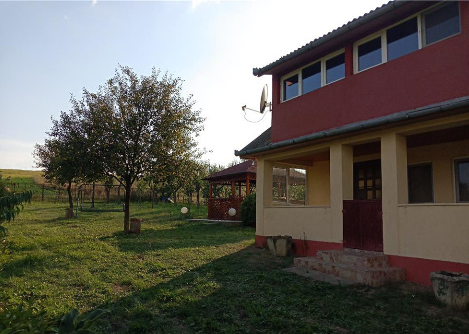 Teren 11.600 mp intravilan, cu casă și utilități pe proprietate – Câmpenești