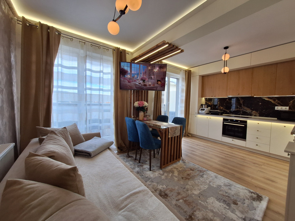 Apartament cu 2 camere, 43 mp, terasa, zona Terra