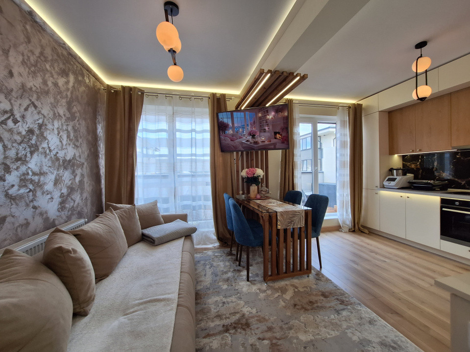 Apartament cu 2 camere, 43 mp, terasa, zona Terra