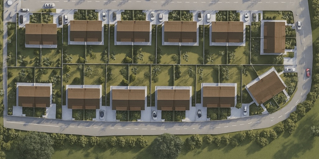 Investitie! Ansamblu rezidential 20 de duplex-uri partial construite Chinteni 