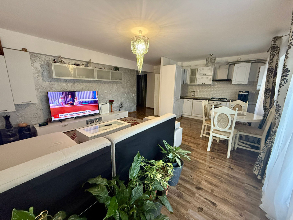 Apartament cu 2 camere, 53,62 mp, balcon, zona Florilor