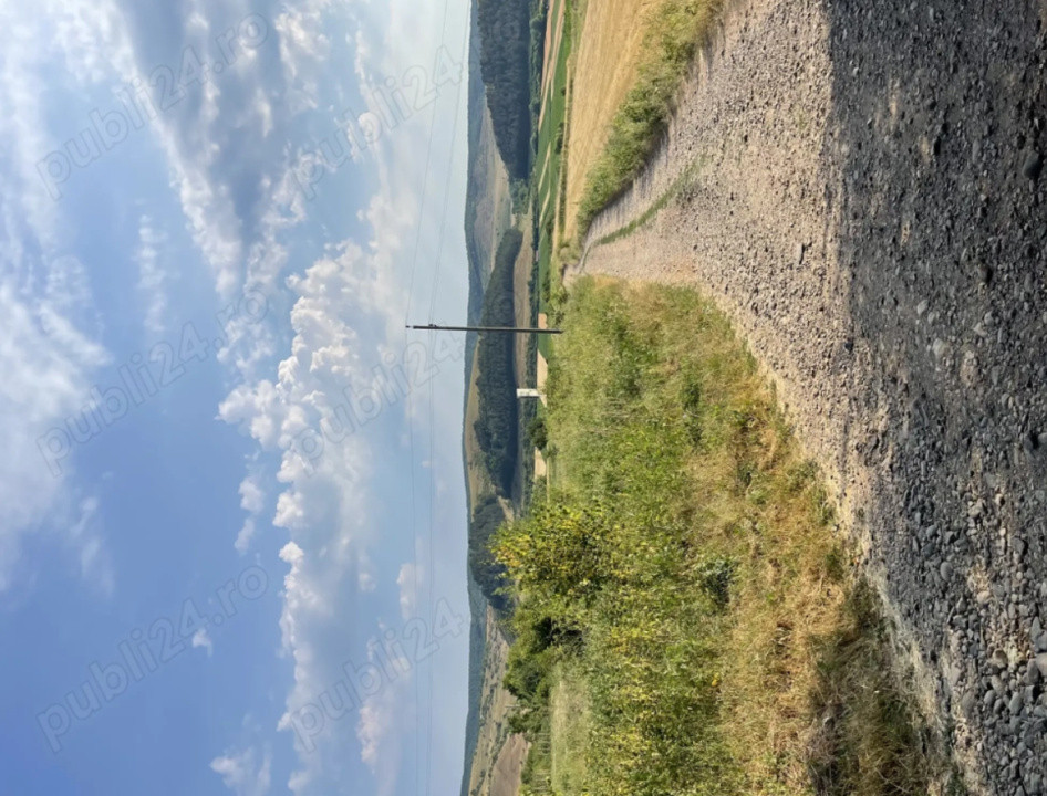 Teren intravilan in Gilau Vest pe DN1,doua fronturi