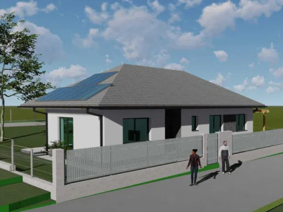 Casă individuală, 170 mp, pe un singur nivel, 300 mp curte, zona Profi Chinteni