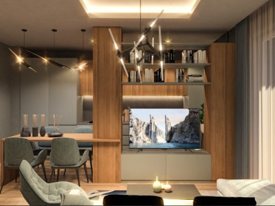 Apartament 3 camere, terasa de 100mp 