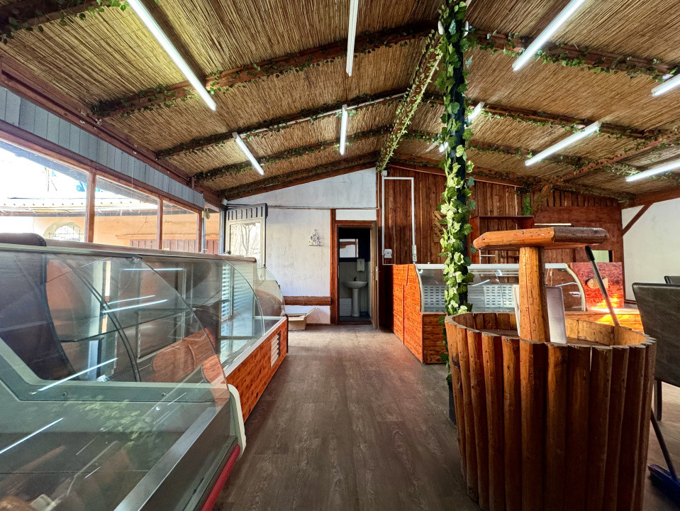 Spatiu autorizat pentru alimentatie publica, 74 mp, terasa, zona Piata 1 Mai