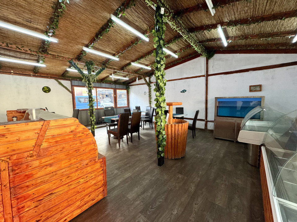 Spatiu autorizat pentru alimentatie publica, 74 mp, terasa, zona Piata 1 Mai