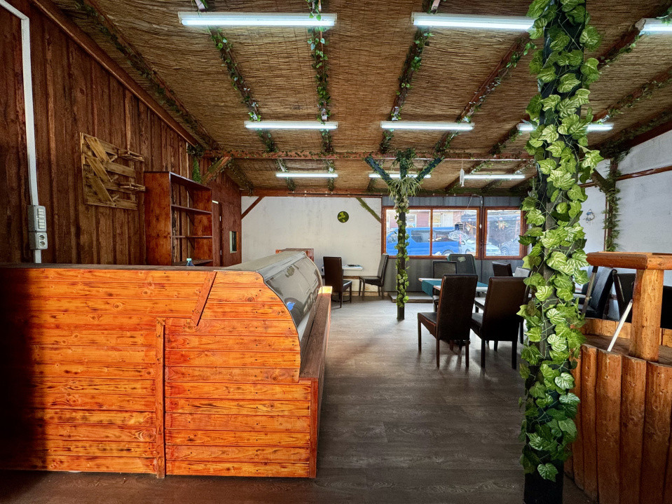 Spatiu autorizat pentru alimentatie publica, 74 mp, terasa, zona Piata 1 Mai