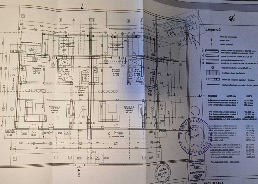 Duplex de vanzare, Strada Oasului,135 mp utili 