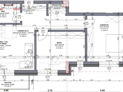 Apartament cu 3 camere in Beta Residence 60mp finisat